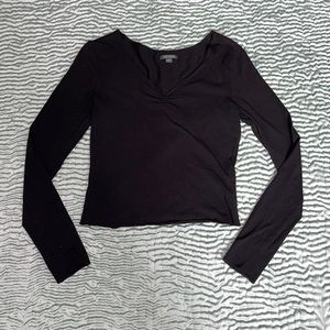 wild fable seamless v neck long sleeve shirt
